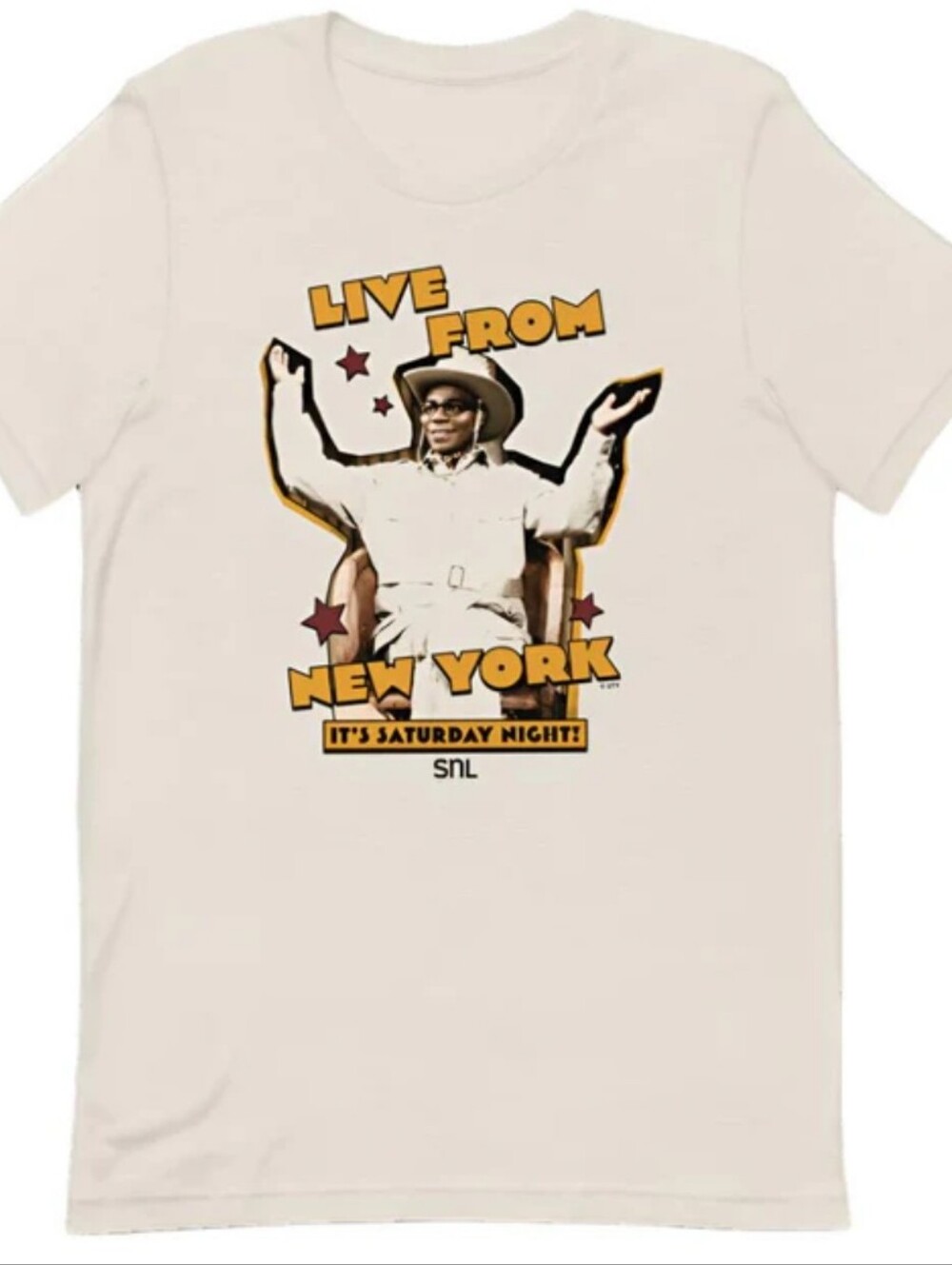 SNL Saturday Night Live Brian Fellow's Safari Planet Tee Size L